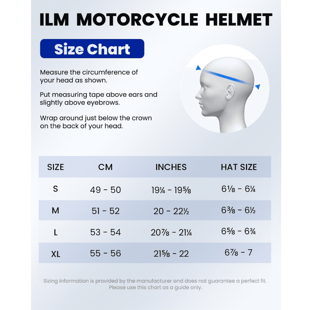 خوذة كامله LM - ILM-MF521-MB — صورة 6