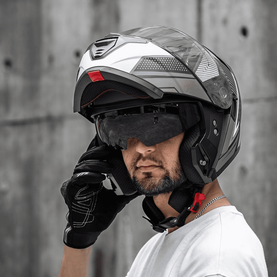 خوذة اوبن فيس ماركه LM - ILM-MM966-BW — صورة 3