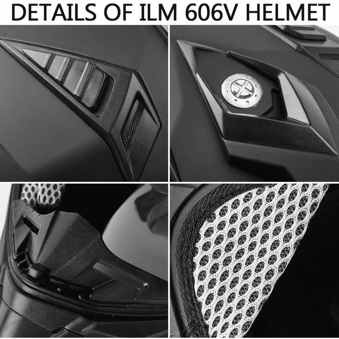 خوذه صحراوي ماركه LM - ILM606V-GR — صورة 7