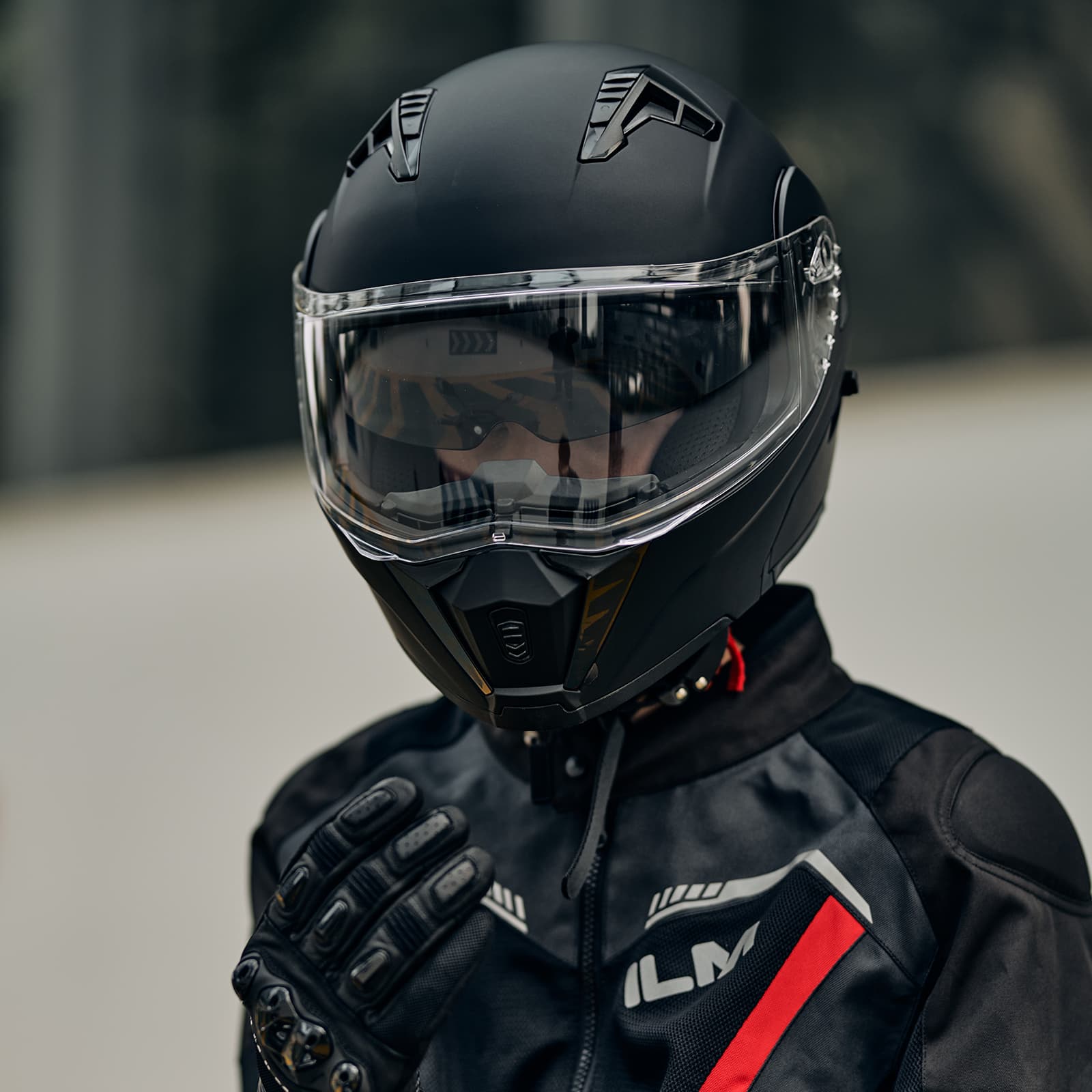 خوذه اوبن فيس JK-906 ماركة ILM — صورة 13